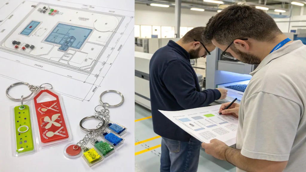 Naike engineering team verifying 3D CAD blueprints against physical prototype samples