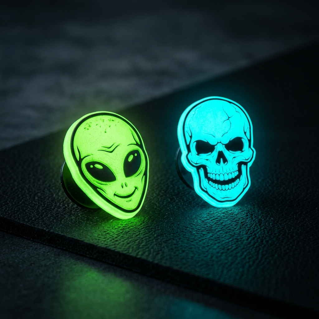 Phosphorescent Glow-in-the-Dark Charms