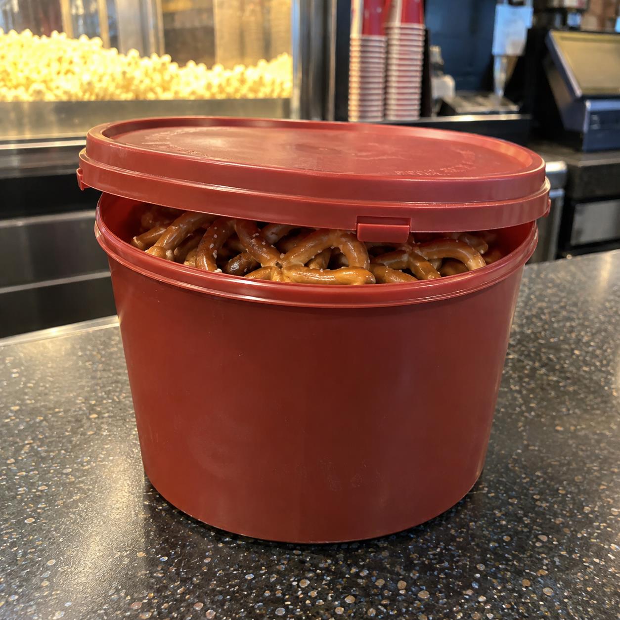 Illustrative concept of Snack Tub