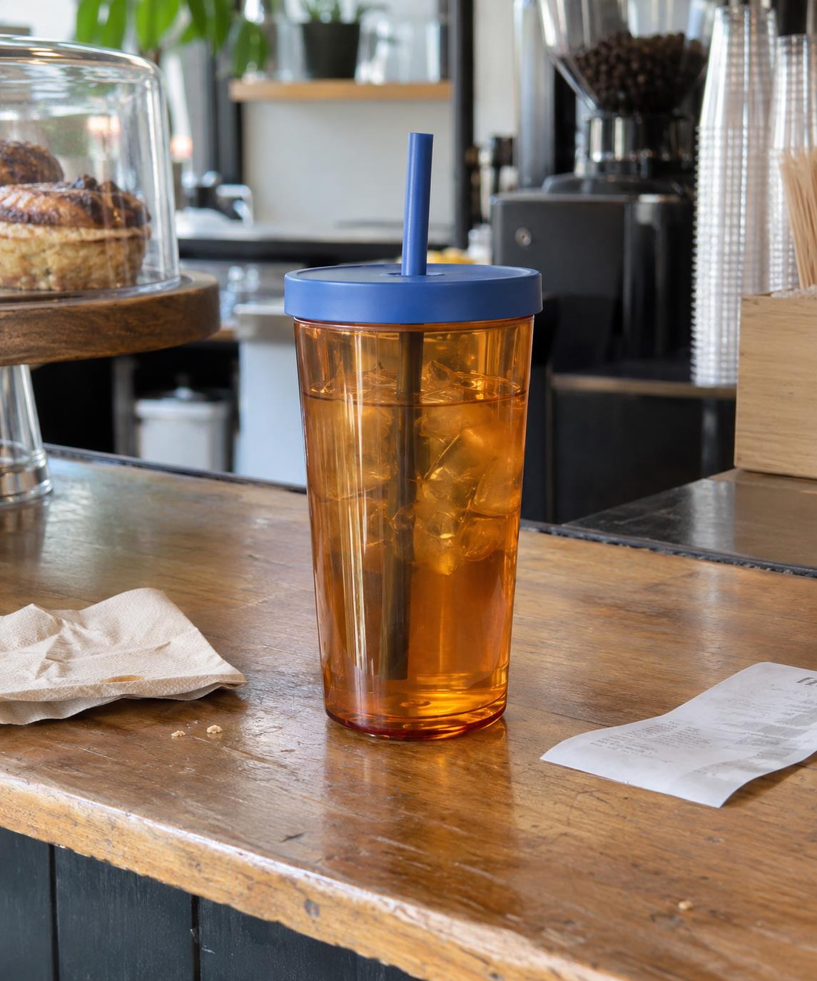 Illustrative concept of Straw Cup