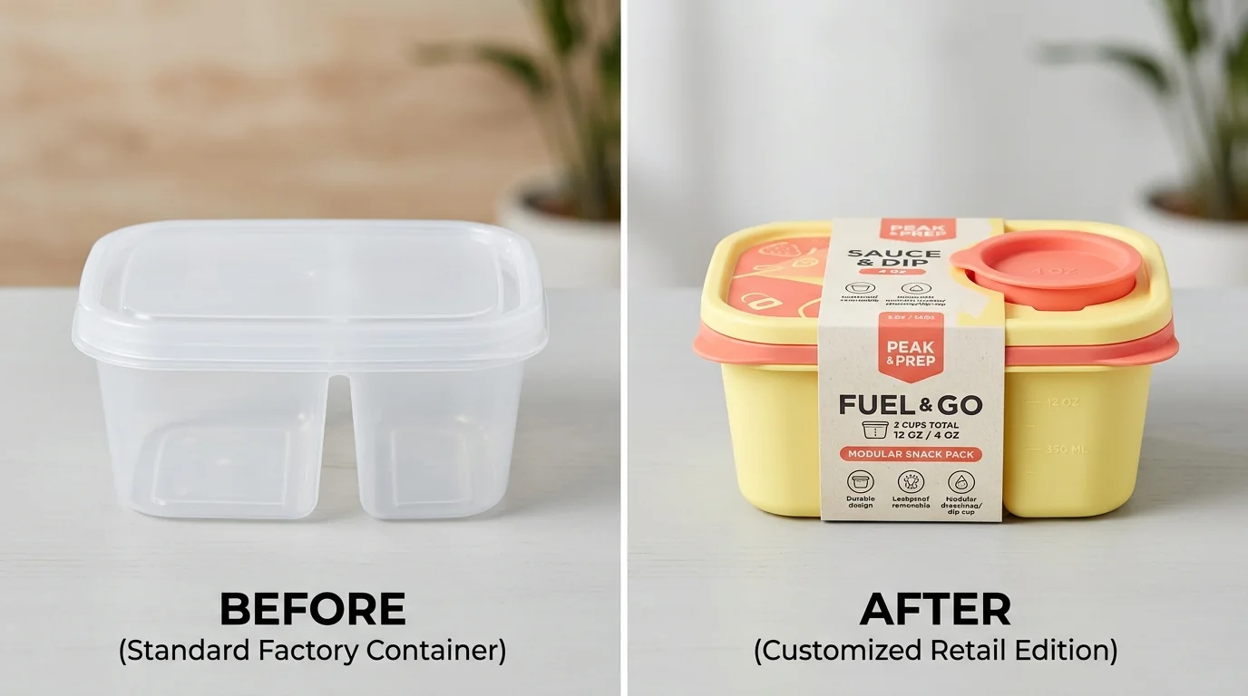 Before and After Container Customization