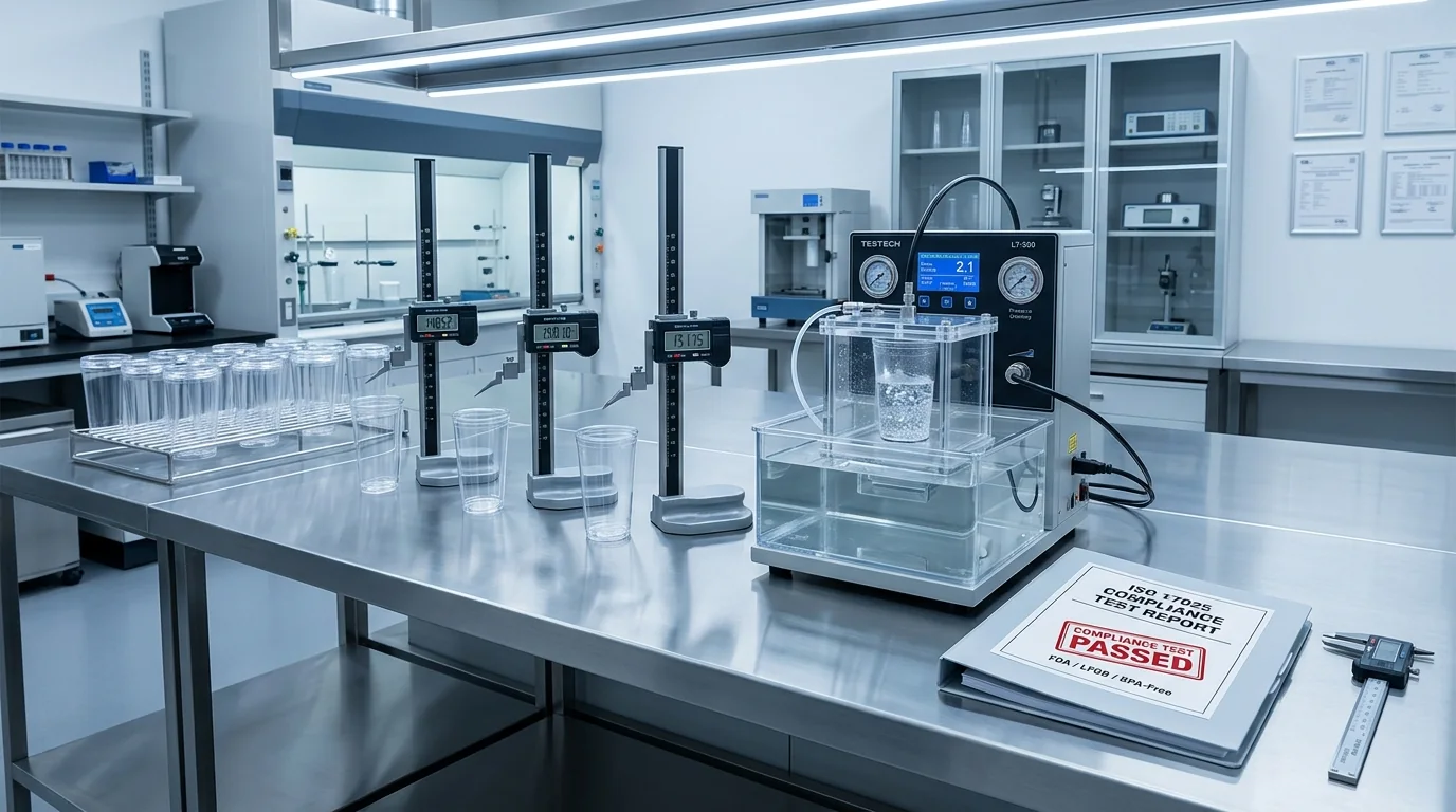 Factory ISO testing laboratory and vacuum leak test equipment