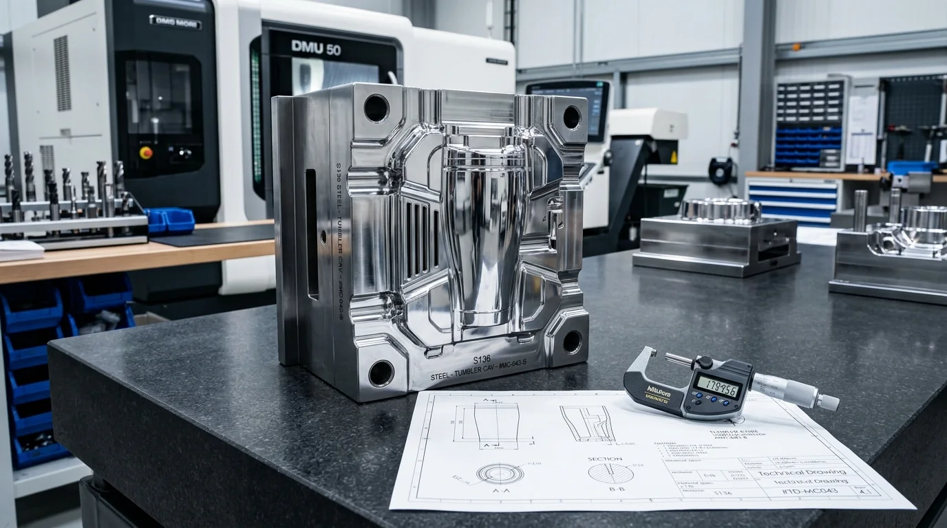 Custom injection steel mold tooling economics