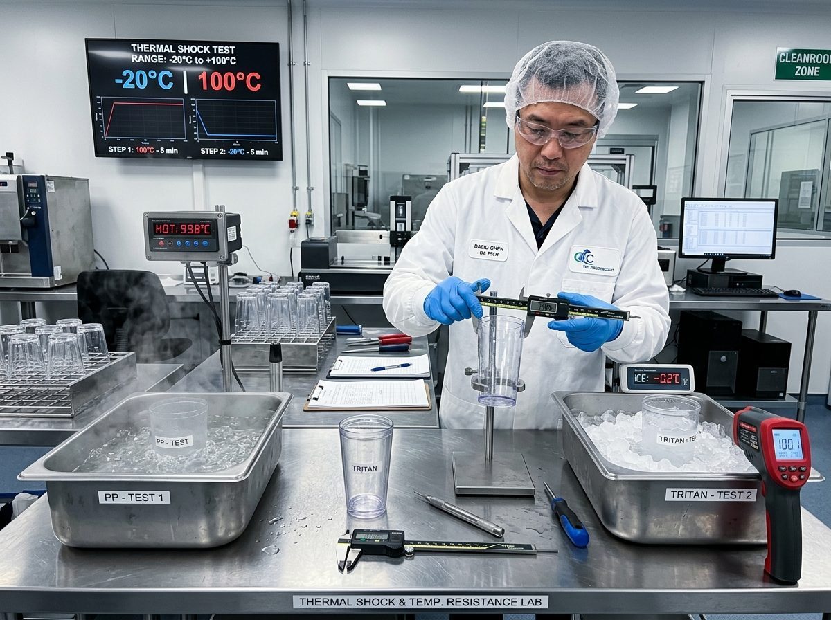 Thermal shock testing from -20C to 100C boiling and ice immersion